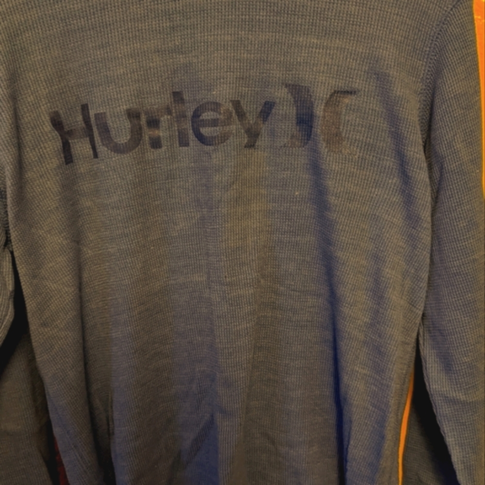 Men's Long Sleeve Pajama Top Bundle (Medium, Hurley + Livergy)